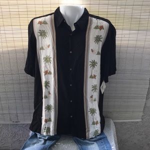 Island Shore Hawaiian Floral Print Cruise Vacation